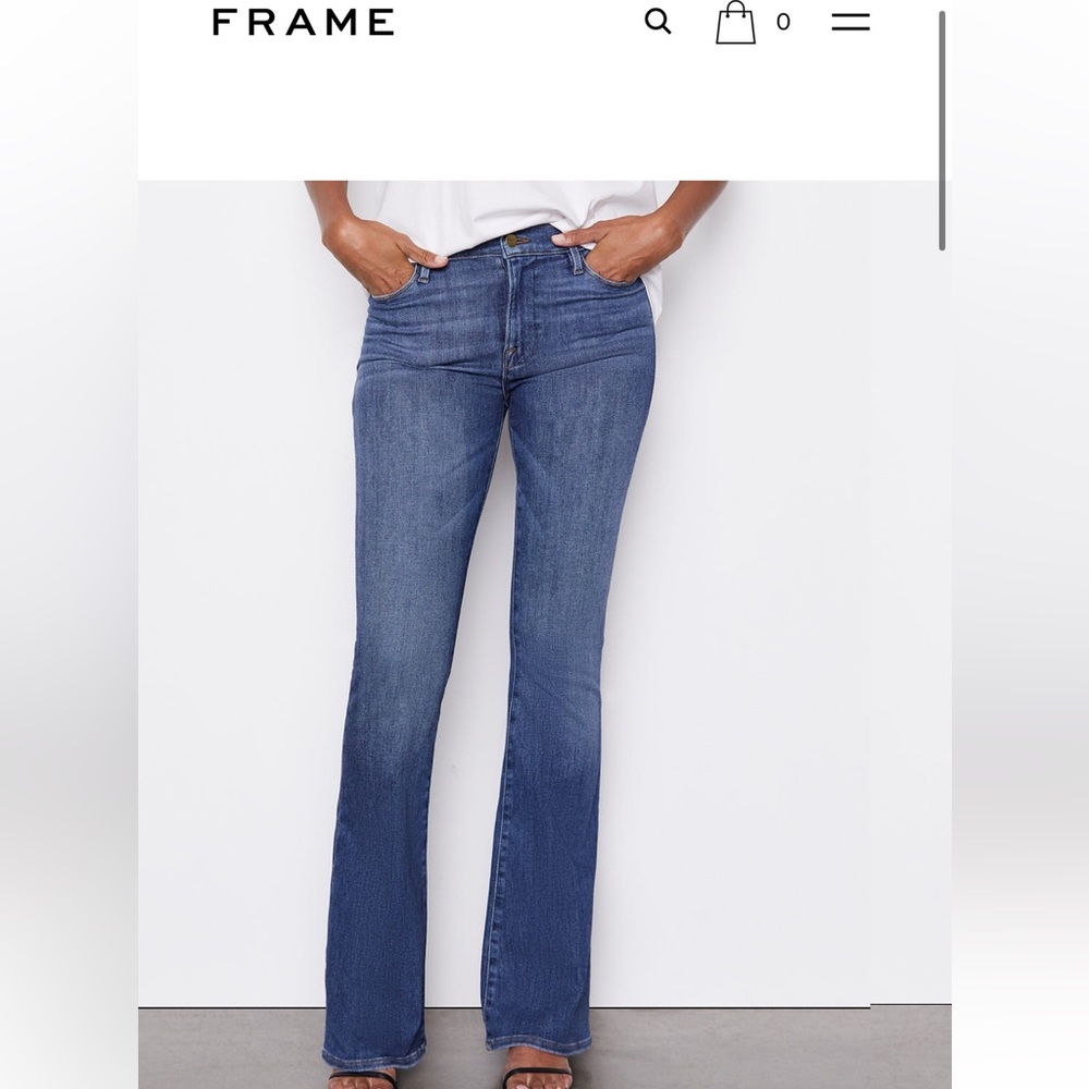 FRAME denim. Le high flare. Size 26.